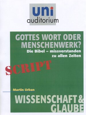 cover image of Gottes Wort oder Menschenwerk?